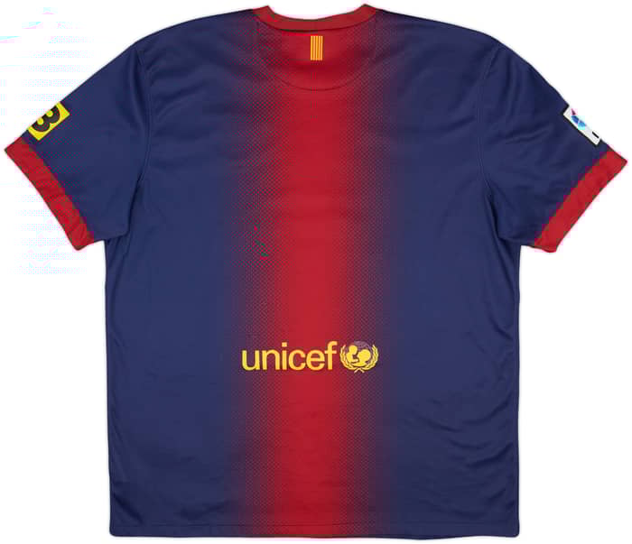 2012-13 Barcelona Home Shirt - 4/10 - (XL)