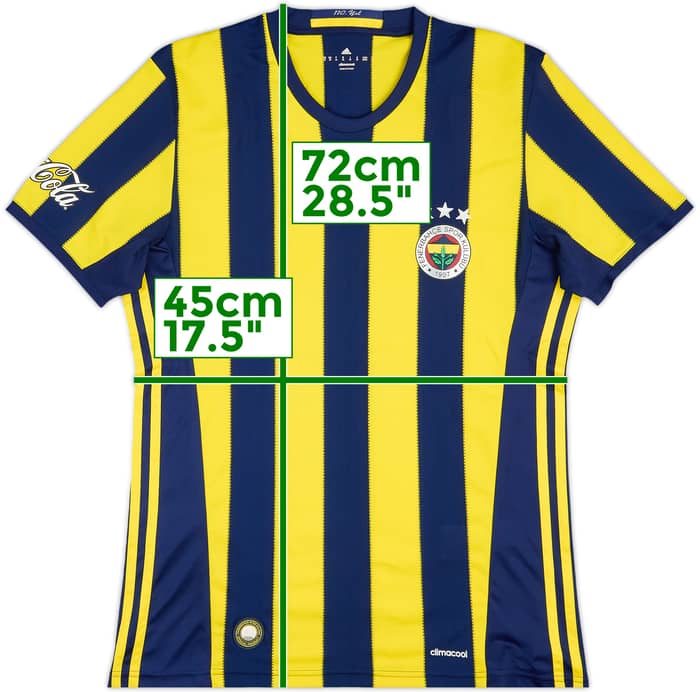 2016-17 Fenerbahce Home Shirt - 8/10 - (M)