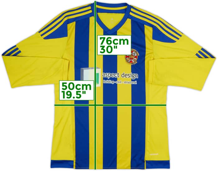 2016-17 Chester-Le-Street Town Home L/S Shirt #19 - 5/10 - (L)