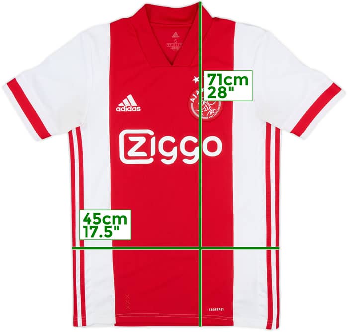 2020-21 Ajax Camiseta Local - 8/10 - (S)
