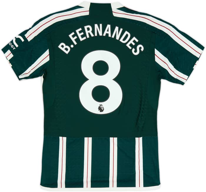 Camiseta de visitante auténtica del Manchester United 2023-24 B.Fernandes #8 - 8/10 - (M)
