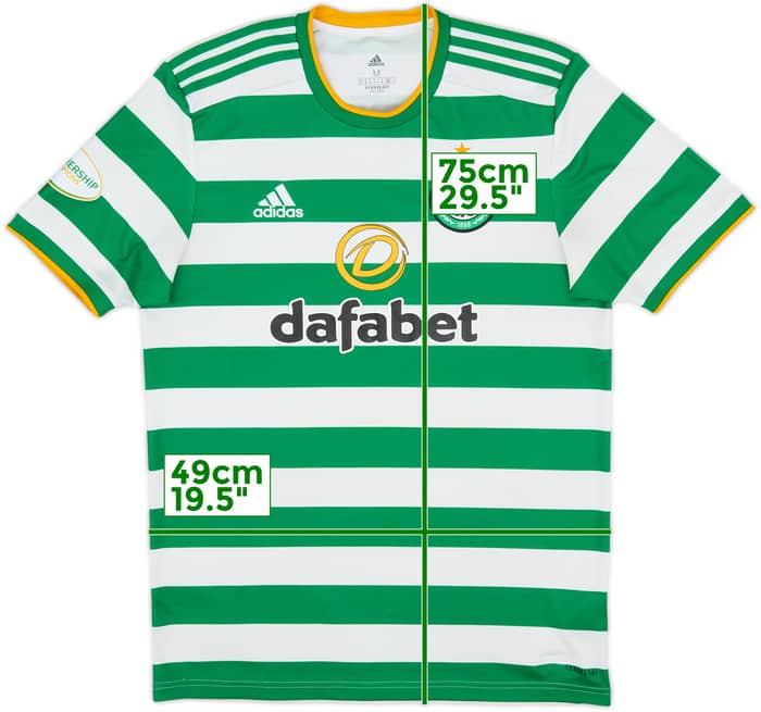 2020-21 Celtic Home Shirt - 8/10 - (M)
