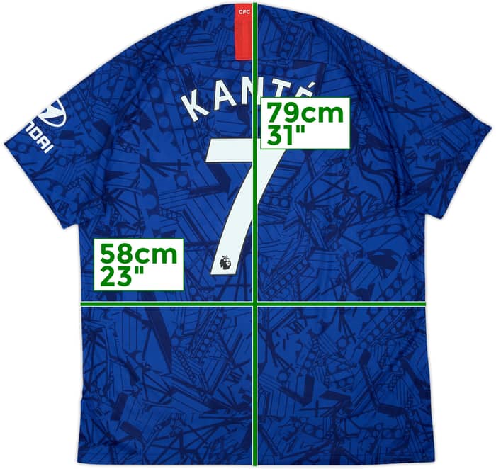2019-20 Chelsea Home Shirt Kante #7 - 5/10 - (XL)