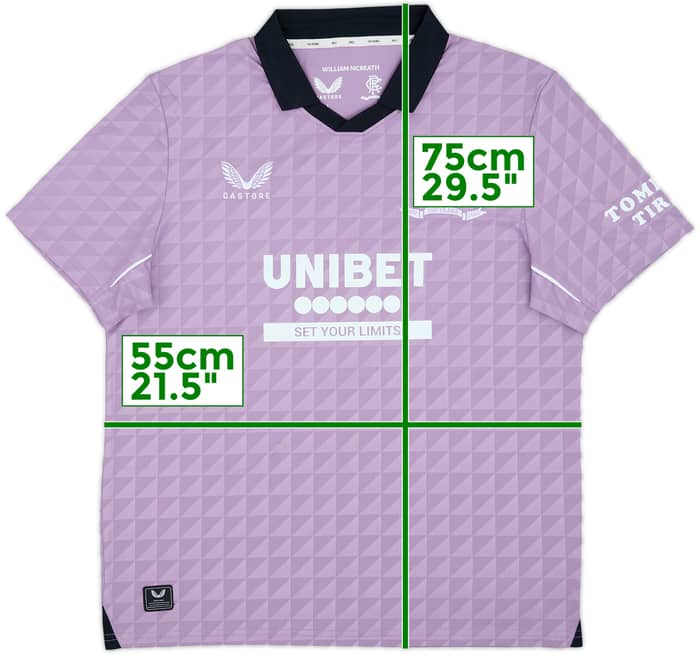 2021-22 Rangers '150 Years Anniversary' Third Shirt - 9/10 - (L)