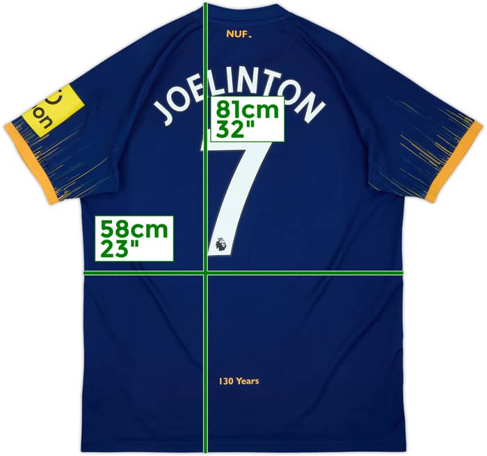 2022-23 Newcastle Away Shirt Joelinton #7 - 8/10 - (XL)