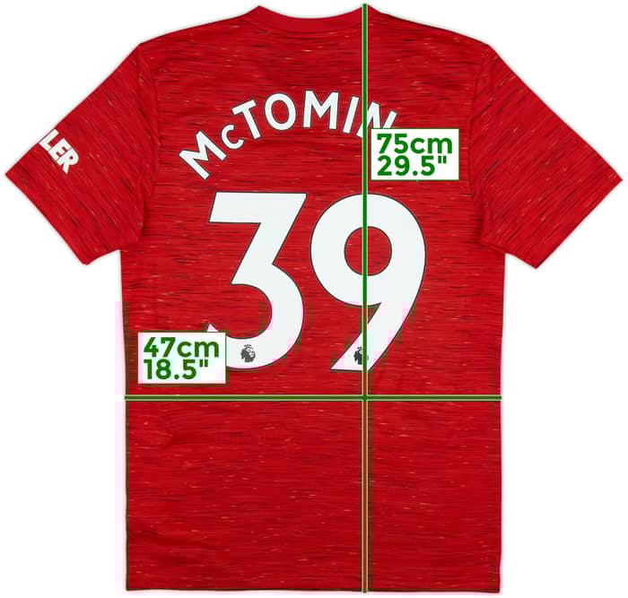 2020-21 Manchester United Home Shirt McTominay #39 - 7/10 - (M)