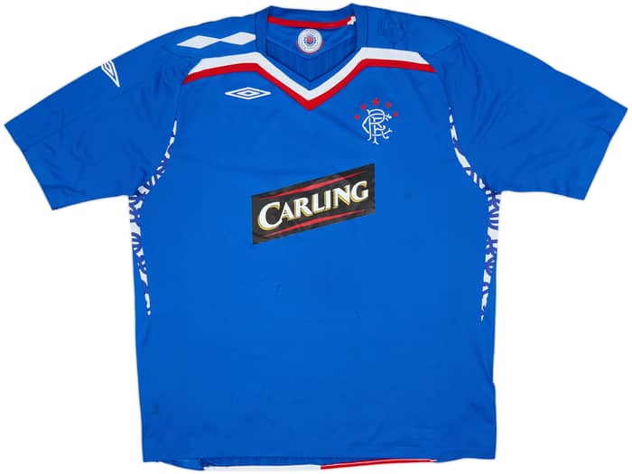 2007-08 Rangers Home Shirt - 5/10 - (XXL)