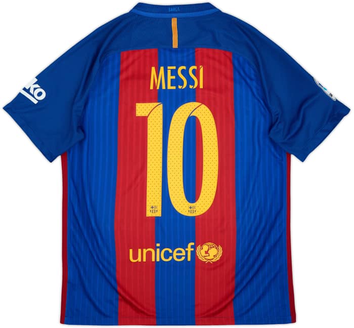 2016-17 Barcelona Home Shirt Messi #10 - 8/10 - (M)