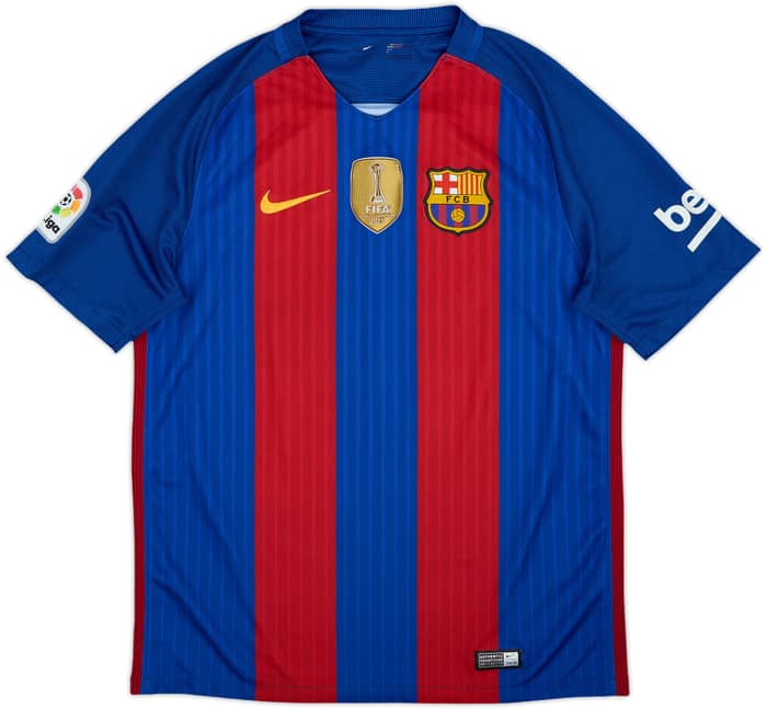 2016-17 Barcelona Home Shirt Messi #10 - 8/10 - (M)
