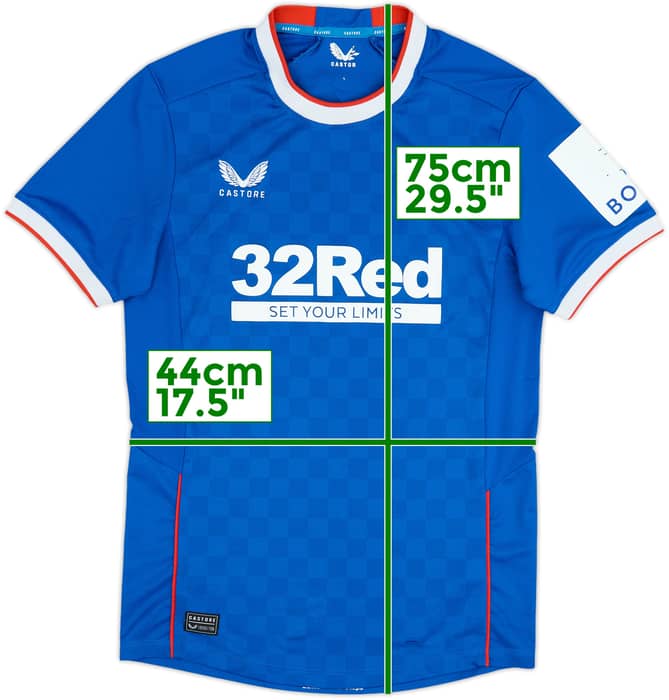 2022-23 Rangers Home Shirt - 6/10 - (S)