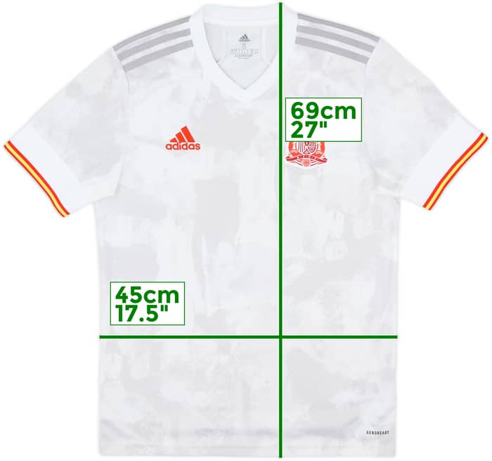 2020-21 Spain Away Shirt - 10/10 - (S)