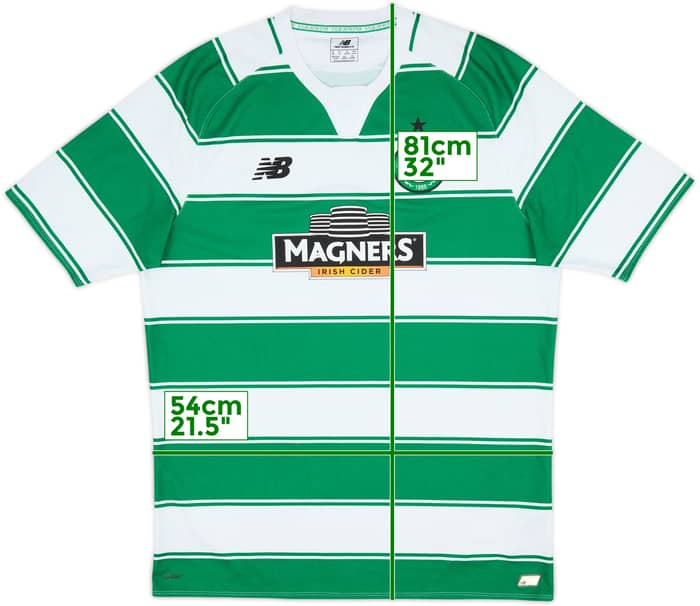 2015-16 Celtic Home Shirt - 9/10 - (XL)