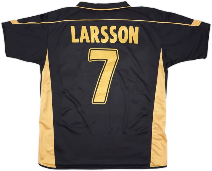 2003-04 Celtic Away Shirt Larsson #7 - 6/10 - (L)