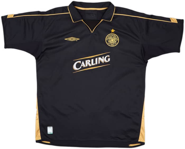 2003-04 Celtic Away Shirt Larsson #7 - 6/10 - (L)