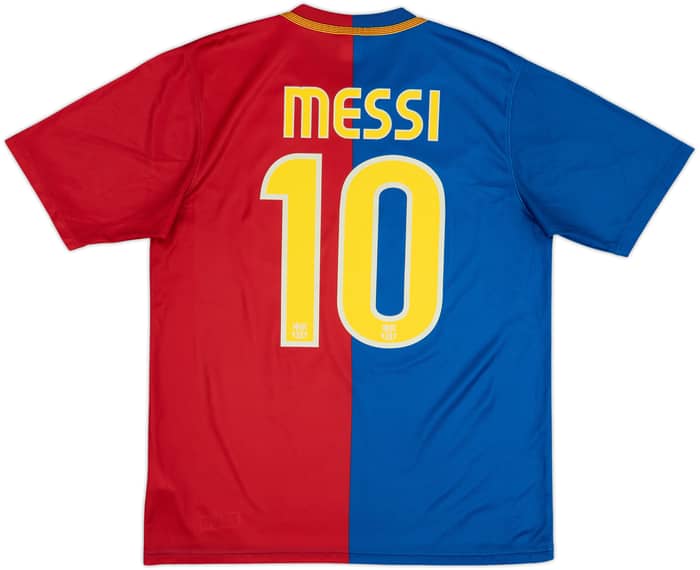 Camiseta básica de local del Barcelona 2008-09 Messi #10 - 8/10 - (M)
