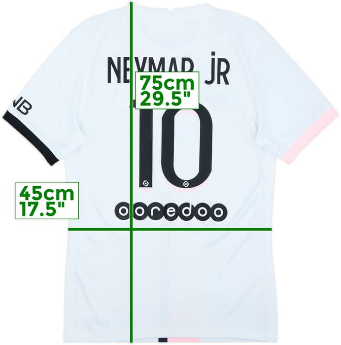 2021-22 Paris Saint-Germain Away Shirt Neymar Jr #10 - 8/10 - (S)