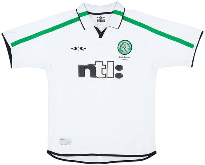 2001-02 Celtic Away Shirt Larsson #7 - 8/10 - (L)
