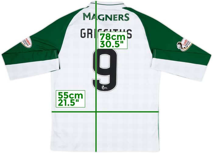 2018-19 Celtic Away L/S Shirt Griffiths #9 - 7/10 - (L)
