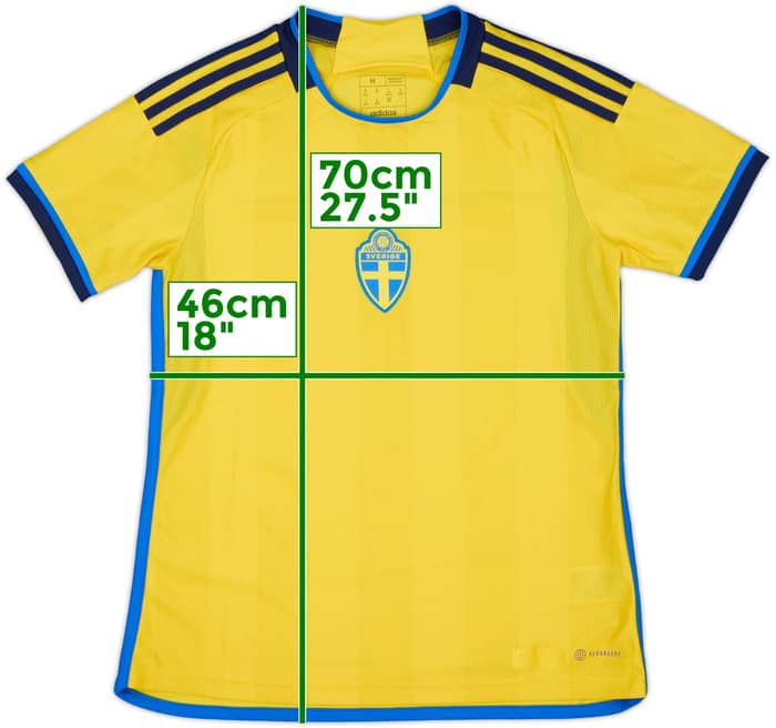 Camiseta de local de Sweden 2022-23 - 10/10 - (Mujeres M)