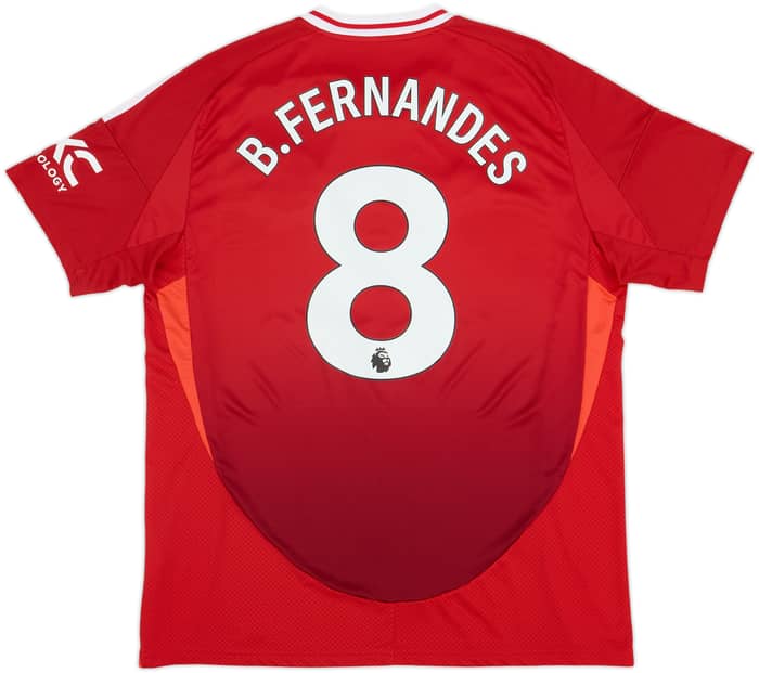 Camiseta de local del Manchester United 2024-25 B.Fernandes #8 - 9/10 - (XL)