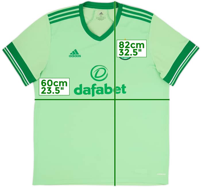 2020-21 Celtic Away Shirt - 7/10 - (XL)