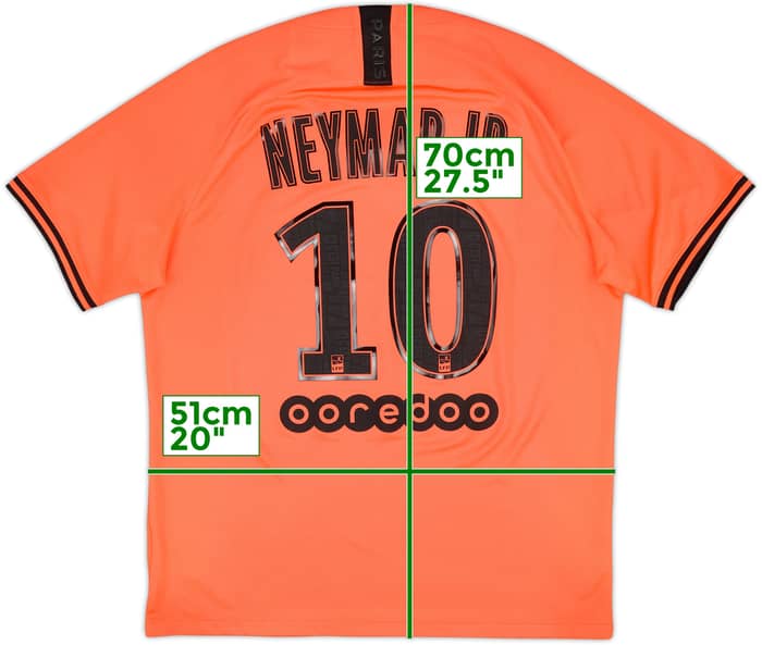 2019-20 Paris Saint-Germain Away Shirt Neymar Jr #10 - 8/10 - (L)