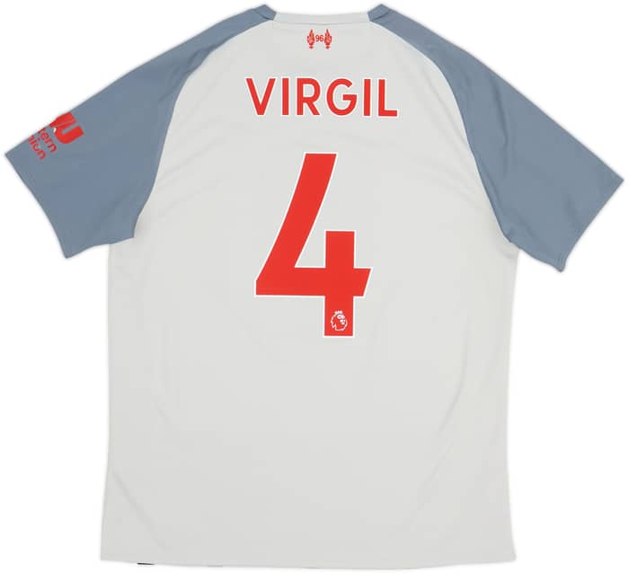 2018-19 Liverpool Third Shirt Virgil #4 - 6/10 - (M)