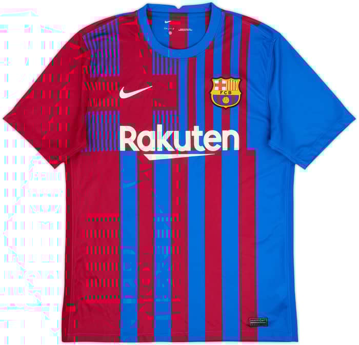 2021-22 Barcelona Home Shirt Pedri #16 - 8/10 - (M)