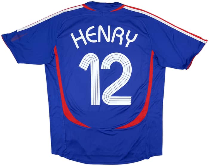 2006-07 France Home Shirt Henry #12 - 6/10 - (L)