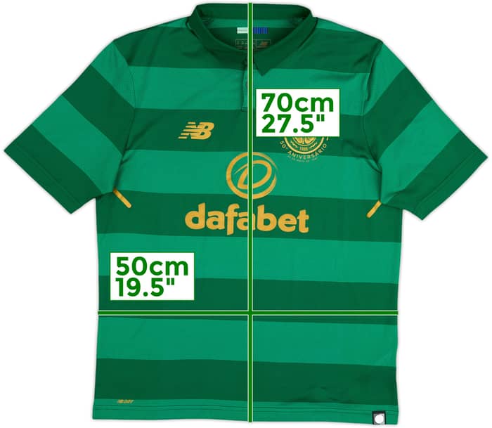 2017-18 Celtic 'Lisbon Lions 50th Anniversary' Away Shirt - 9/10 - (M)