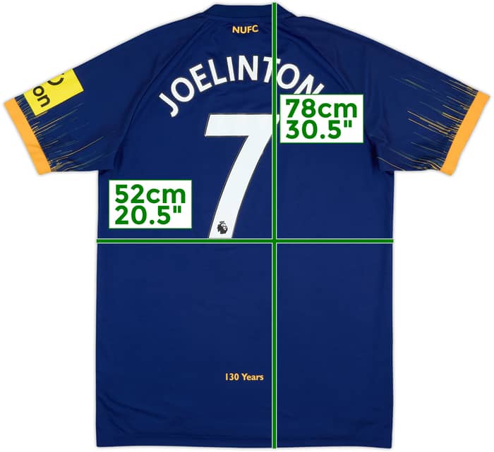 2022-23 Newcastle United Away Shirt Joelinton #7 - 9/10 - (XL)