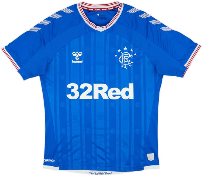2019-20 Rangers Home Shirt - 8/10 - (M)