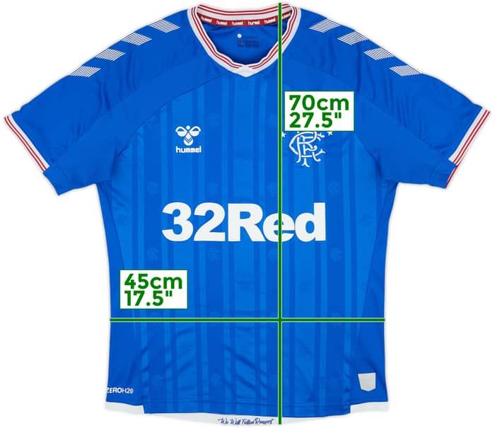 2019-20 Rangers Home Shirt - 8/10 - (M)