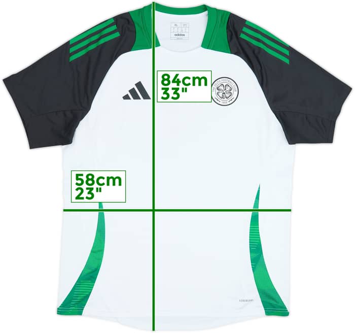2024-25 Celtic adidas Training Shirt - 8/10 - (XL)