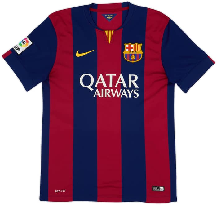 2014-15 Barcelona Home Shirt Neymar Jr #11 - 8/10 - (M)
