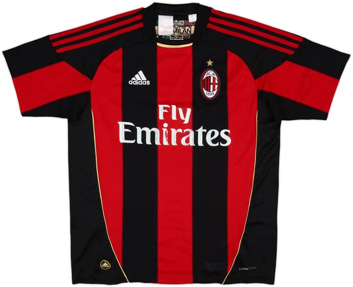 2010-11 AC Milan Home Shirt - 5/10 - (XL.Boys)