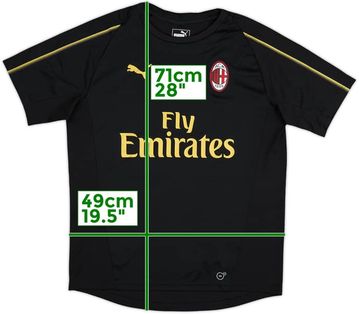 2019-20 AC Milan Puma Training Shirt - 9/10 - (XL.Boys)