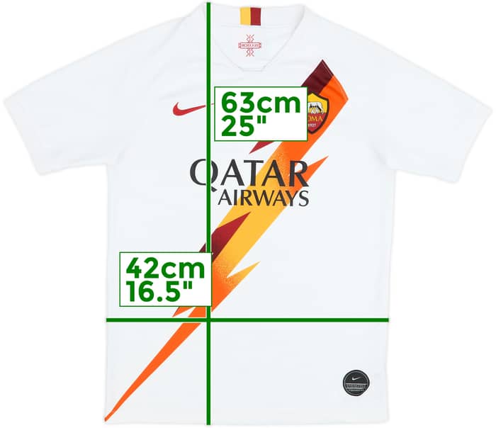 2019-20 Roma Away Shirt - 8/10 - (L.Boys)