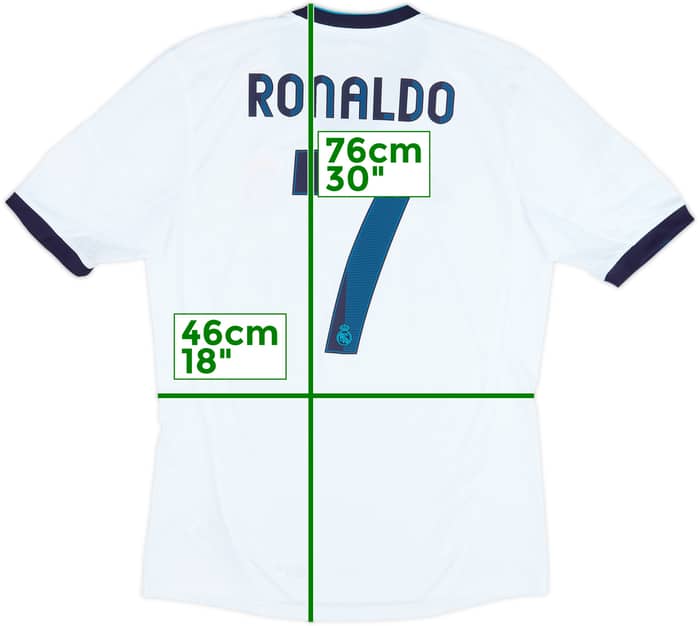 2012-13 Real Madrid Home Shirt Ronaldo #7 - 6/10 - (M)