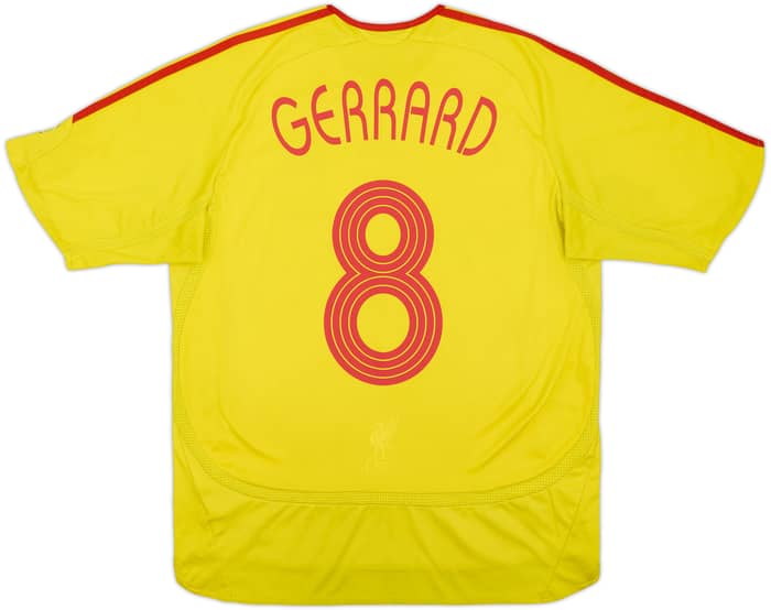 2006-07 Liverpool Camiseta Visitante Gerrard #8 - 7/10 - (M)