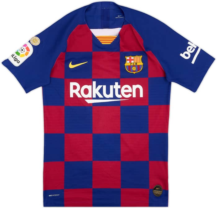 2019-20 Barcelona Authentic Home Shirt De Jong #21 - 7/10 - (S)