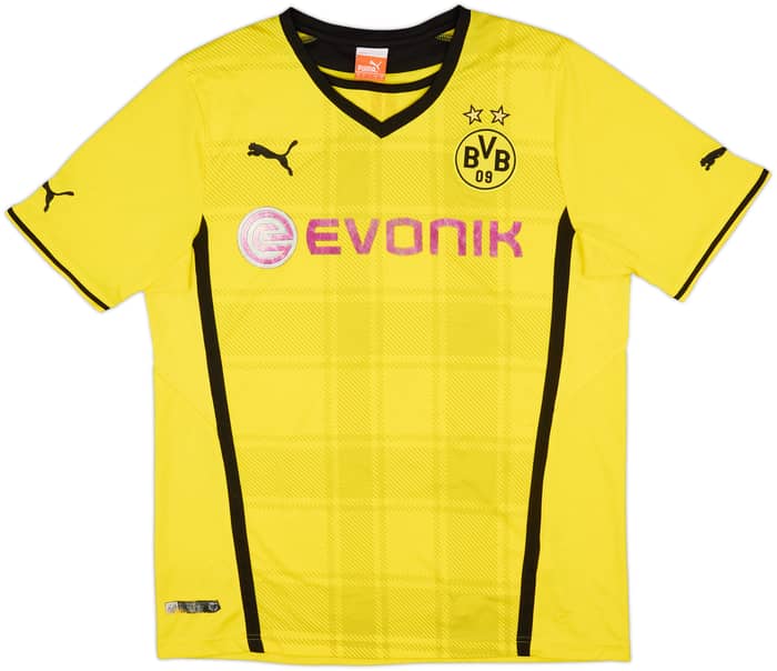 2013-14 Borussia Dortmund Home Shirt - 4/10 - (L)