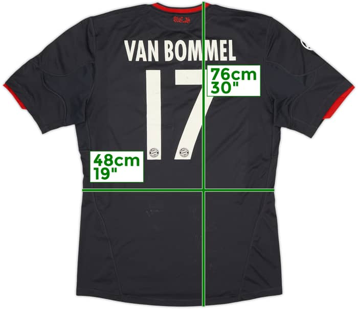 2010-11 Bayern Munich Third Shirt Van Bommel #17 - 5/10 - (M)