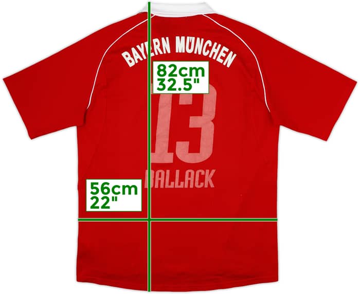 2005-06 Bayern Munich Squad Signed Home Shirt Ballack #13 - 4/10 - (L)
