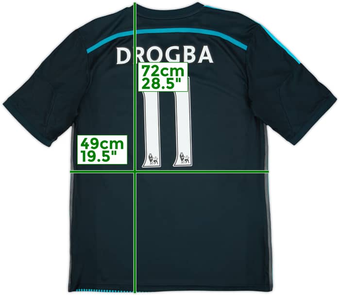 2014-15 Chelsea Third Shirt Drogba #11 - 9/10 - (L)