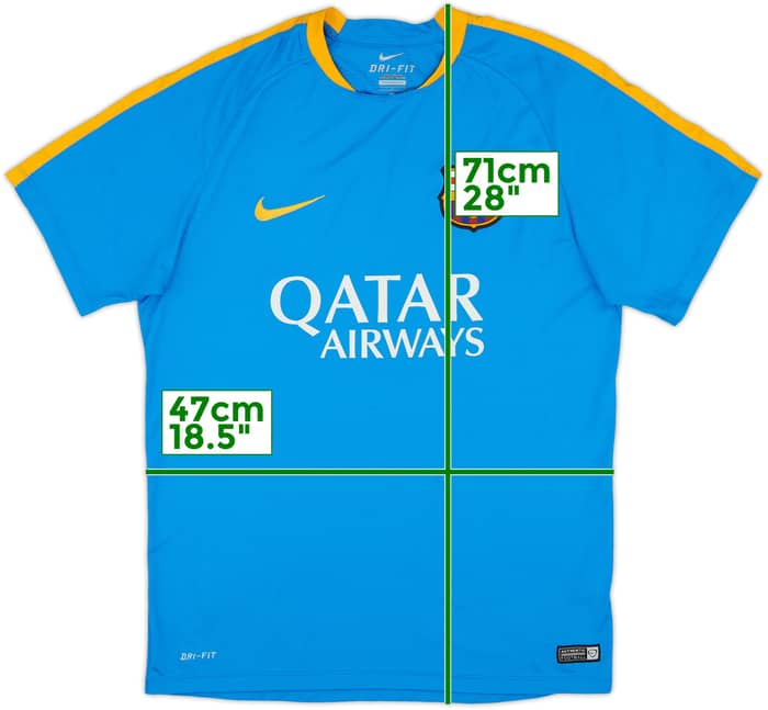 2015-16 Barcelona Nike Training Shirt - 8/10 - (L)