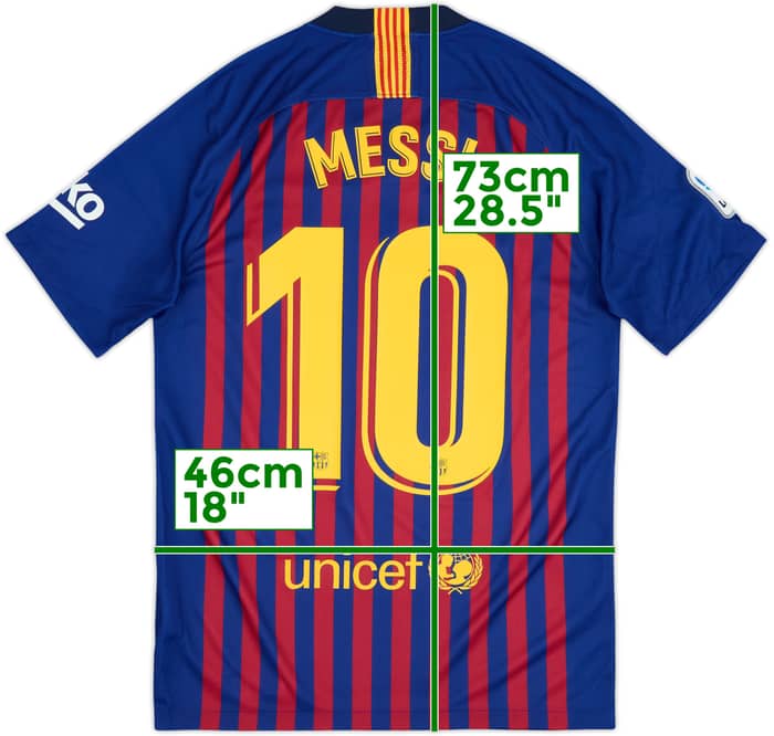 2018-19 Barcelona Local Camiseta Messi #10 - 8/10 - (S)