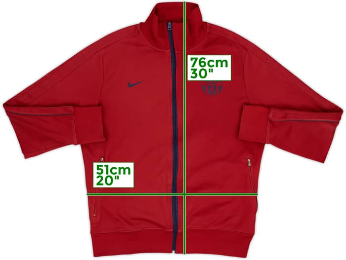 2012-13 Barcelona Nike Track Jacket - 7/10 - (XL)