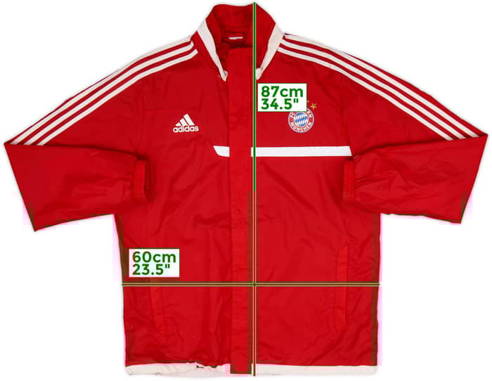 2013-14 Bayern Munich adidas Rain Jacket - 8/10 - (XL)