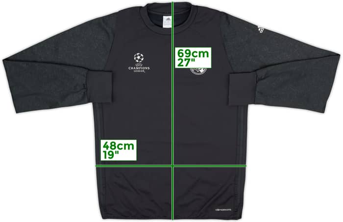 2016-17 Real Madrid adidas CL Sweat Top - 9/10 - (S)